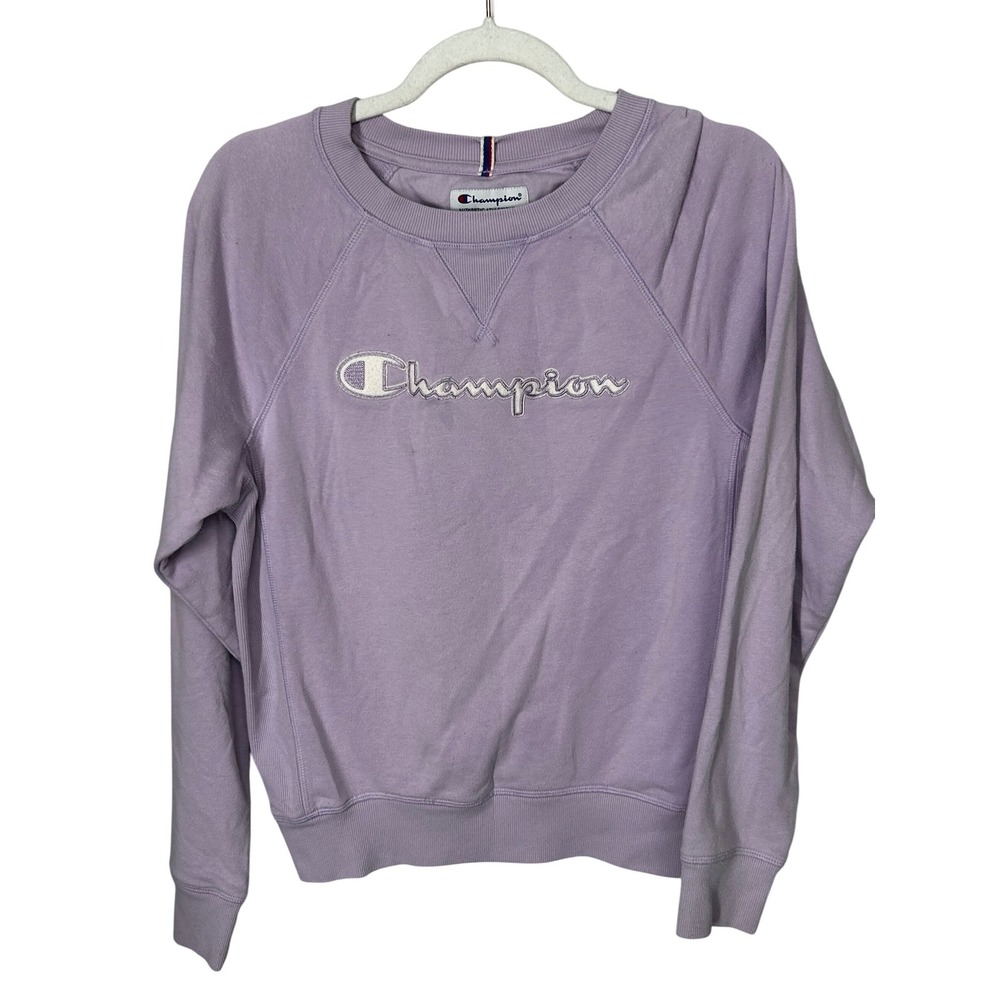 Champion Lavender Colored Lightweight Sweatshirt Women's Size Small - Picture 1 of 7